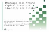 Managing Risk Around Capital Structure, Liquidity, and Mission