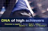 Dna of high achievers