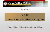 Victor Valley College - 2014-2015 - Satisfactory Academic Progress