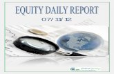 Daily equity report by global mount money 7 11-2012