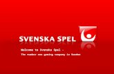 About Svenska Spel in English