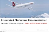Facebook for Customer Care Support | The Swiss Case