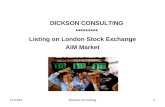 London Stock Exchange AIM Listing