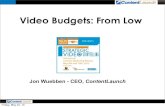 Content marketing retreat   video budgets 5.9