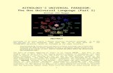 ASTROLOGY’S UNIVERSAL PARADIGM: The One Universal Language (Part 2)