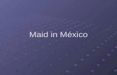 Maid in Mexico