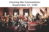 Closing the Constitutional Convention