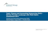 Finance and Accounting Outsourcing (FAO) - Service Provider Landscape with PEAK Matrix Assessment 2013