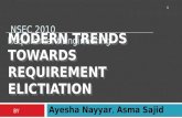 Modern elicitation trends  asma & ayesha paper presentation