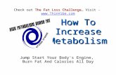 How To Increase Your Metabolism And Lose Weight Easier & Faster!