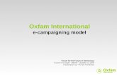 Does e-campaigning work? Oxfam International - T. Noirfalisse