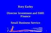 Rory Earley Director Investment and SME Finance