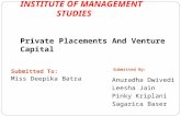 Private placement and venture capital