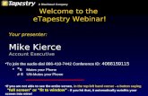 eTapestry Webinar