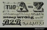 The A-Z Of Everything Thats Wrong With B2B Creative