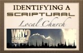 IDENTIFYING A SCRIPTURAL LOCAL CHURCH
