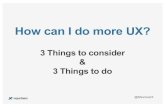 How can i do more UX? (Stavros Garzonis)