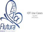 IOT Use Cases by Derick Jose - Co-founder and Chief Product Officer of M2M platforms at Flutura