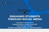 Computers in Libraries 2014: Engaging Students Through Social Media