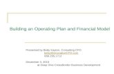 Betty Kayton : Building an Operating Plan and Financial Model