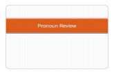 Pronoun review 13 14