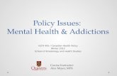 Week 6 - Mental Health and Addictions