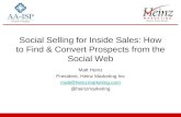 AA-ISP & Nearstream Social Selling Webinar Deck