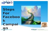 Steps For  Facebook Campaign Success