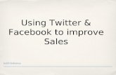 Business use of Twitter and Facebook