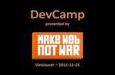 DevCamp Vancouver - Introduction