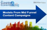 Models From Mid Funnel Content Campaigns