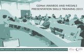 GDNet Presentation Skills Training for Awards and Medals Finalists