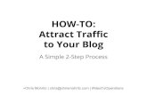 HOW-TO: Drive Traffic to Your Website or Blog - The Pinterest Way