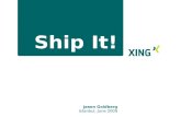 Jason Goldberg, CPO XING AG, presents "Ship it!" in Turkey