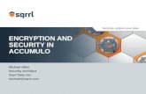 Accumulo Security and Encryption