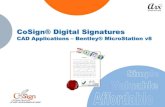 CoSign Digital Signatures For Microstation