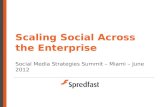 Scaling Social Media Programs - More People, More Places, More Conversations