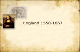 England 1558 1667