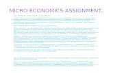 Microeconomics assignment (usama shehzad sr ii s)