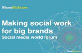 Making social work for big brands at SMWF.