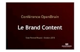 Conférence Brand Content