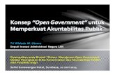 Konsep Open Government Untuk Memperkuat Akuntabilitas Publik