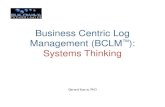Business Centric Log Management (BCLM™): Systems Thinking