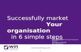 Successfully Market your Organisation in 6 Steps