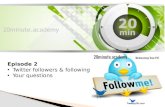 20minute.academy - Twitter Followers and Following