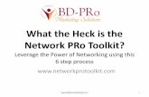 What the Heck is the Network PRo Toolkit
