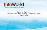 FalconStor, InfoWorld Survey on Disaster Recovery Trends & Metrics