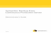 Symantec Continuous Protection Server 12.5 Administration
