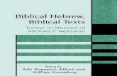 _Rapoport-Albert&Greenberg_Biblical Hebrew, Biblical Texts -