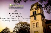 ENCORE Fayette - Fayette County Economic Overview